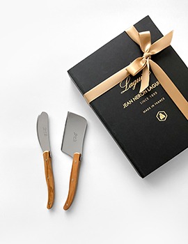 [선물포장] 장네론 라귀올 올리브 버터나이프&amp;치즈커터 세트 2p